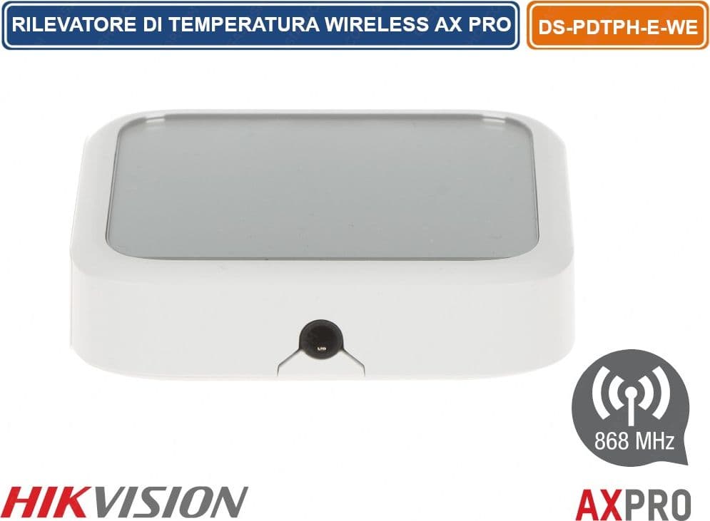 HIKVISION AX PRO RILEVATORE DI TEMPERATURA RADIO WIRELESS CON SONDA DI TEMPERATURA - 3