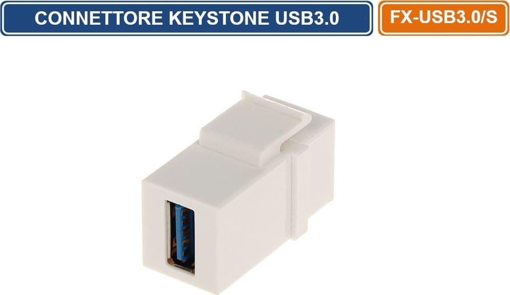 CONNETTORE KEYSTONE USB 3.0 - 2