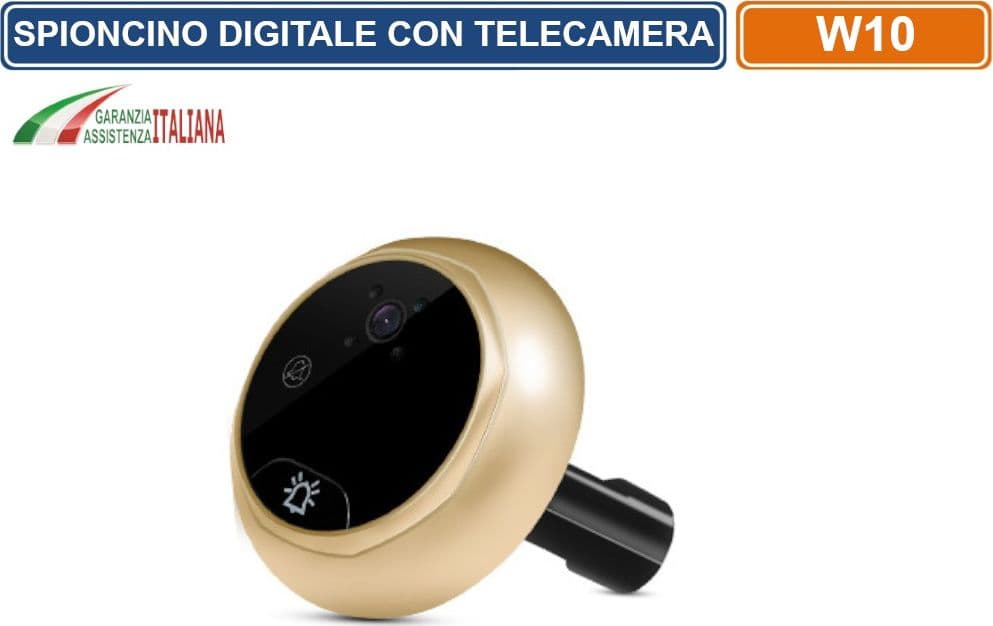 SPIONCINO ELETTRONICO CON TELECAMERA INCORPORATA AD ALTA RISOLUZIONE SCHERMO DA 4.3" REGISTRA FOTO E VIDEO SU SD CARD - 5