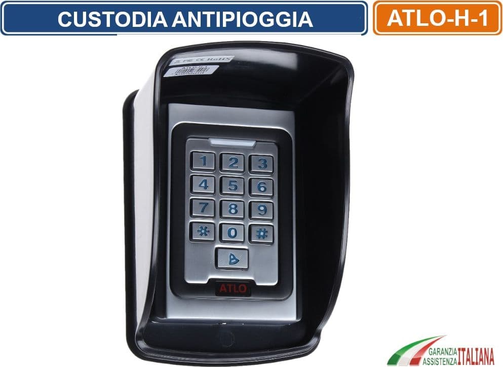 CUSTODIA ANTIPIOGGIA PER TASTIERA IN METALLO ATLO - 4