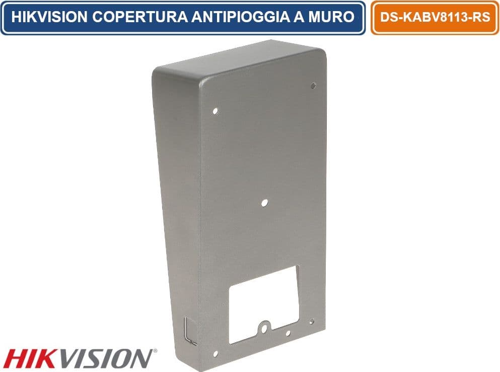 HIKVISION TETTUCCIO PROTETTIVO ANTIPIOGGIA PER MONTAGGIO A PARETE POSTAZIONE ESTERNA DS-KV8X13-WME1 - 2