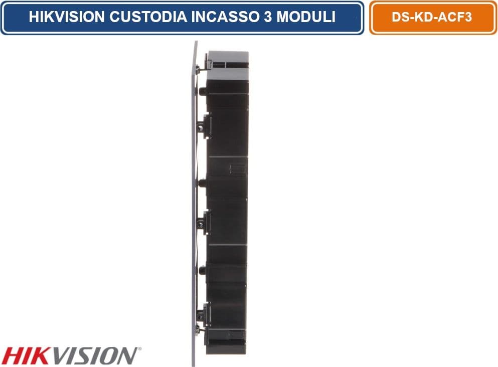 HIKVISION DS-KD-ACF3 CUSTODIA AD INCASSO 3 MODULI - 2