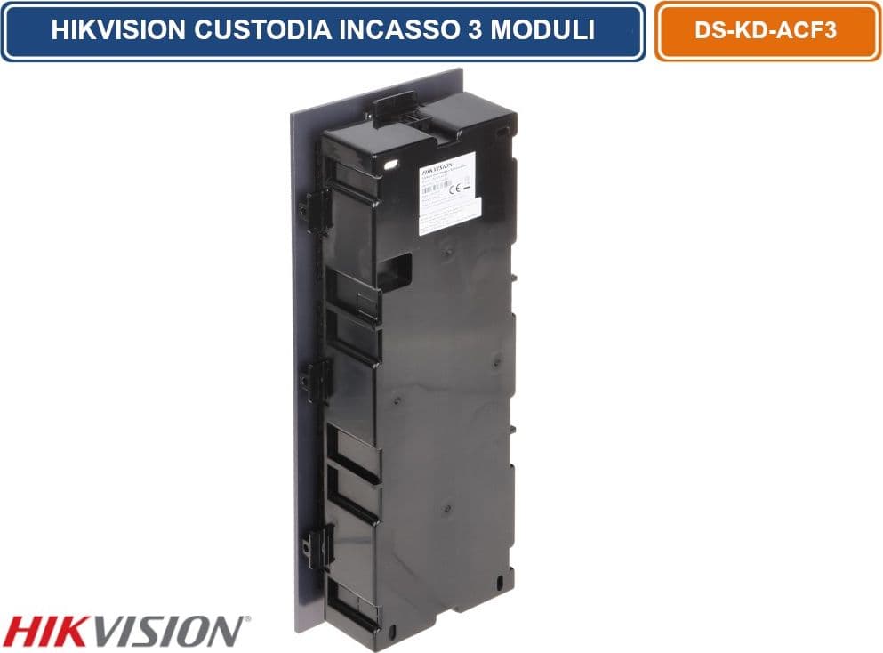 HIKVISION DS-KD-ACF3 CUSTODIA AD INCASSO 3 MODULI - 3