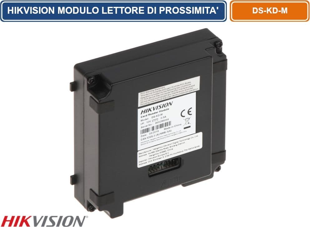 HIKVISION DS-KD-M MODULO LETTORE DI PROSSIMITA' RFID - 3