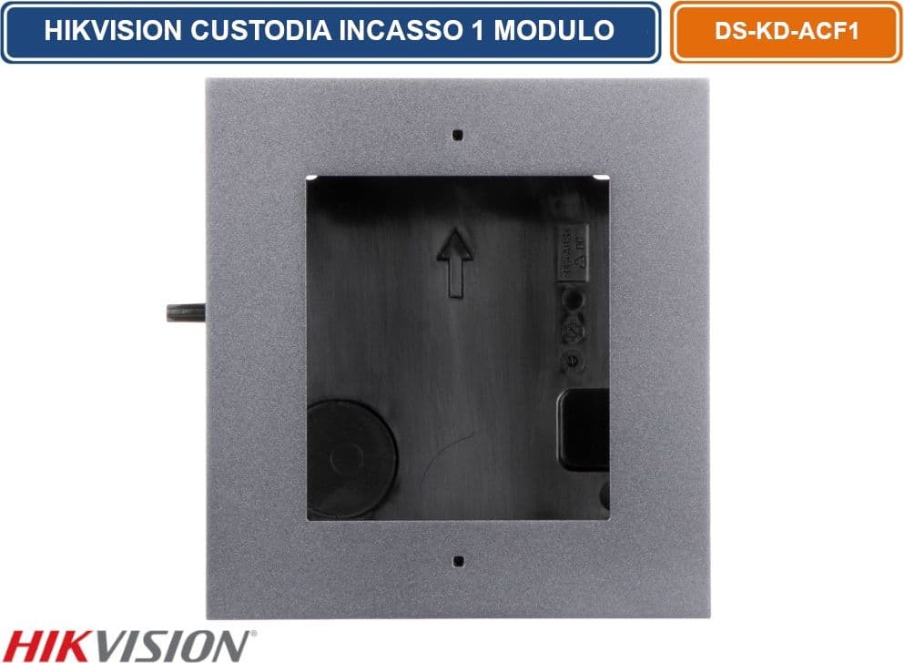 HIKVISION DS-KD-ACF1 CUSTODIA AD INCASSO 1 MODULO - 2