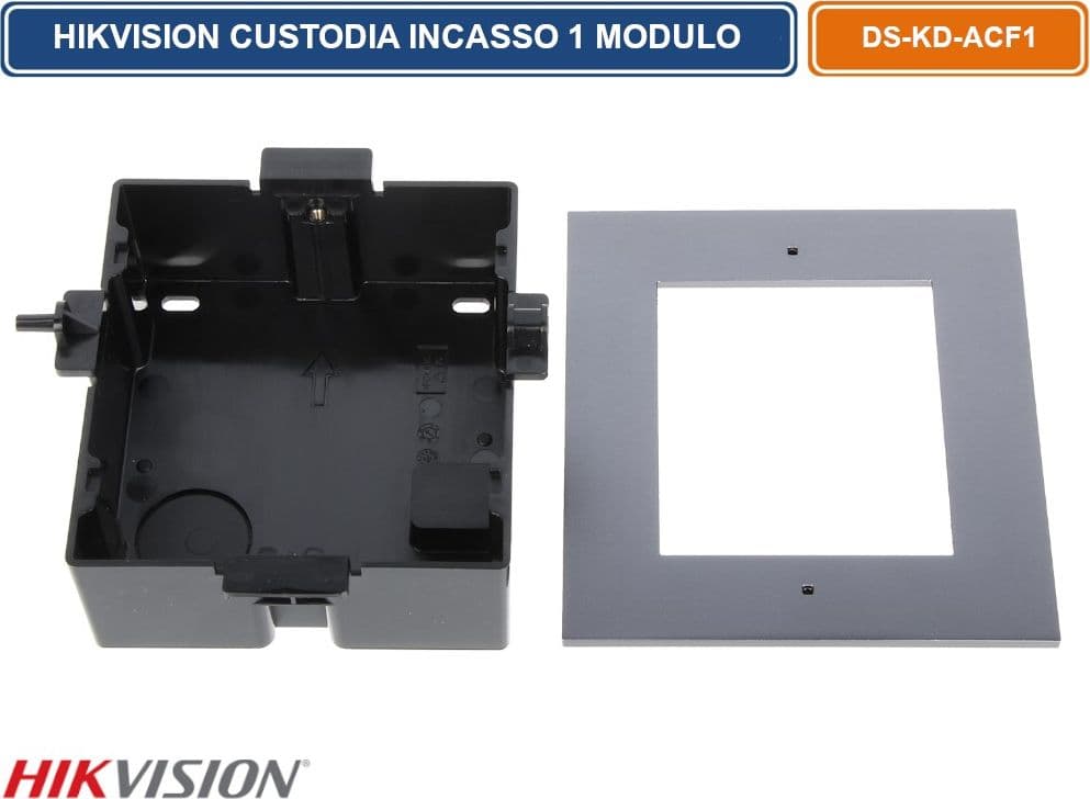 HIKVISION DS-KD-ACF1 CUSTODIA AD INCASSO 1 MODULO - 4