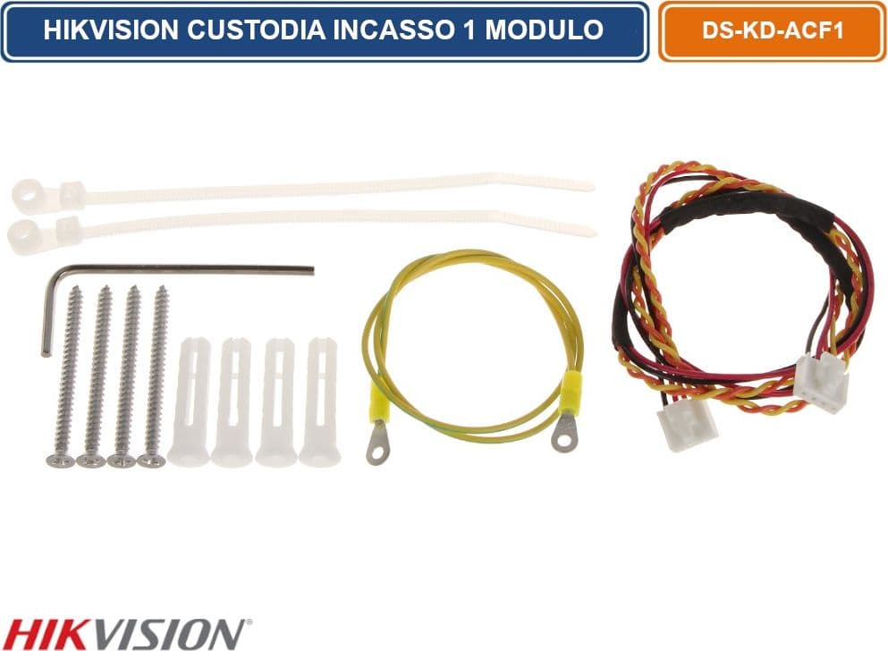 HIKVISION DS-KD-ACF1 CUSTODIA AD INCASSO 1 MODULO - 5