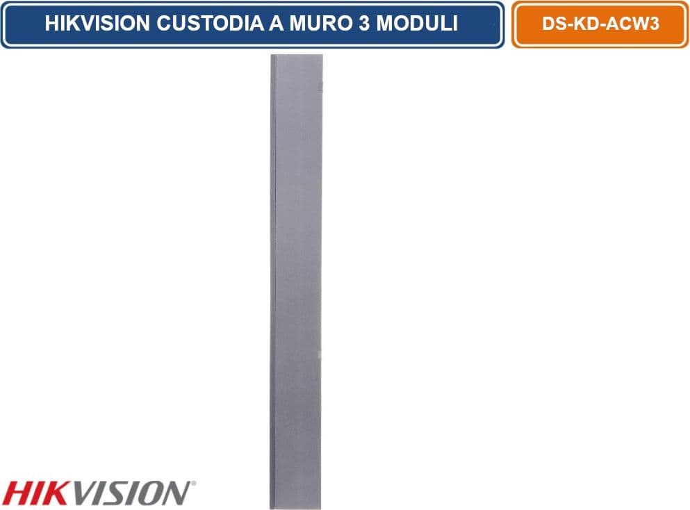 HIKVISION DS-KD-ACW3 CUSTODIA MONTAGGIO SUPERFICIALE A PARETE 3 MODULI - 3