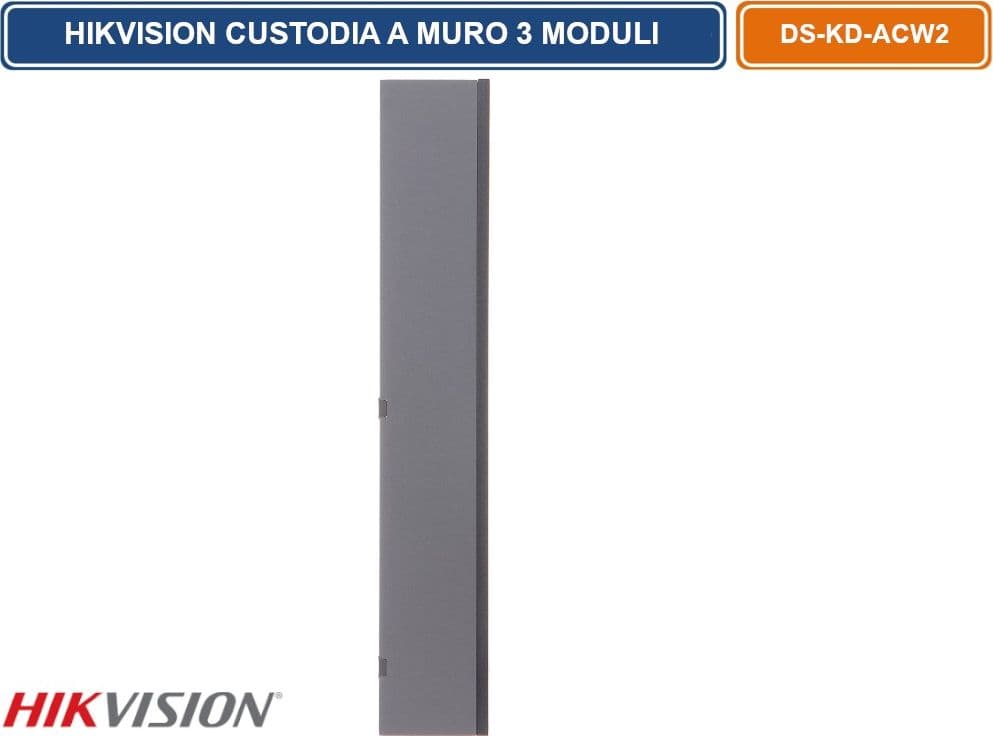 HIKVISION DS-KD-ACW2 CUSTODIA MONTAGGIO SUPERFICIALE A PARETE 2 MODULI - 3