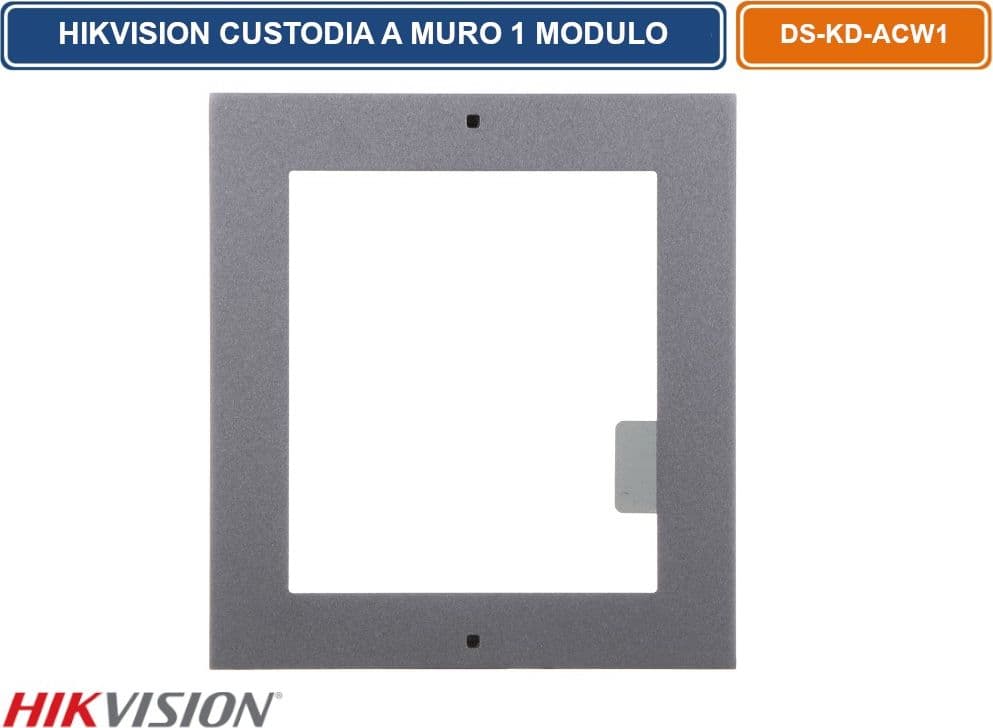 HIKVISION DS-KD-ACW1 CUSTODIA MONTAGGIO SUPERFICIALE A PARETE 1 MODULO - 2