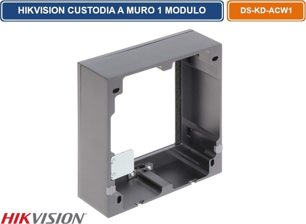 HIKVISION DS-KD-ACW1 CUSTODIA MONTAGGIO SUPERFICIALE A PARETE 1 MODULO - 3