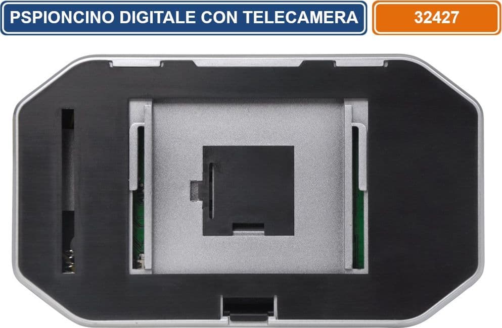 SPIONCINO ELETTRONICO CON TELECAMERA INCORPORATA AD ALTA RISOLUZIONE SCHERMO DA 3.5" REGISTRA FOTO E VIDEO SU SD CARD - 4