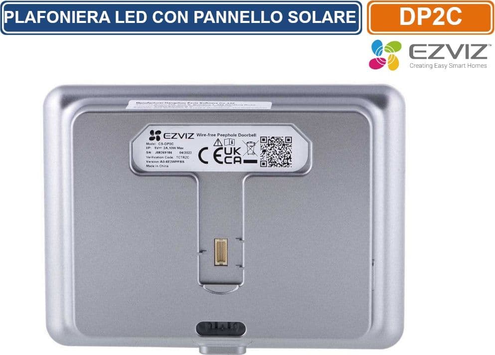 EZVIZ DP2C SPIONCINO DIGITALE WIRELESS GESTIBILE DA APP ALTA RISOLUZIONE 2MP 1080P - 4