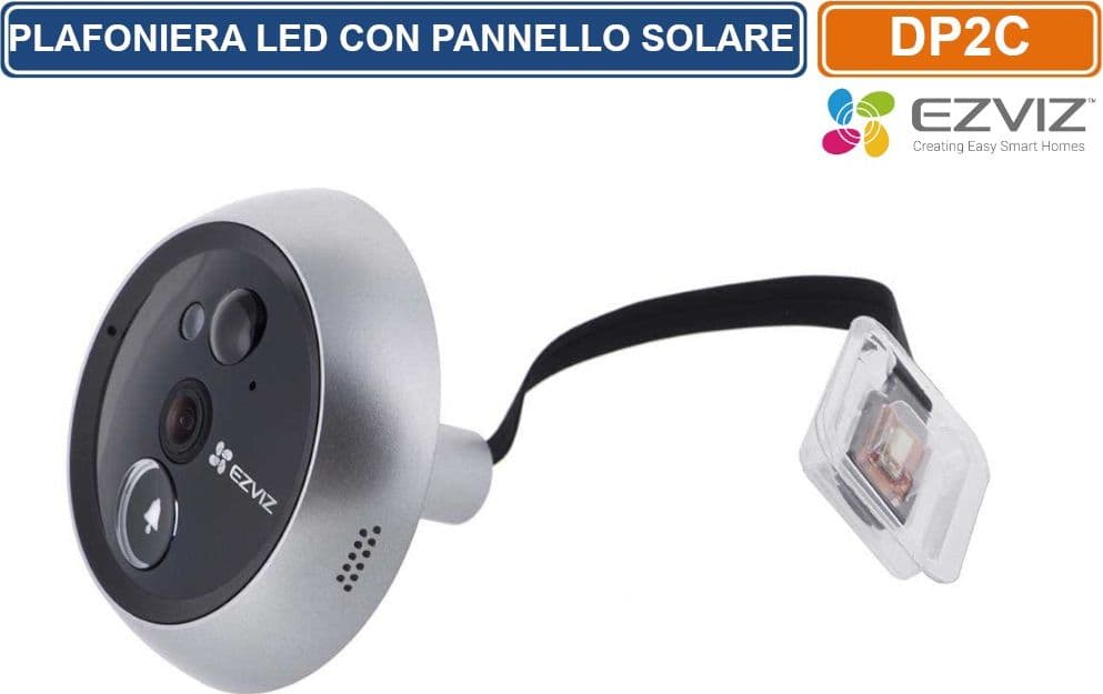 EZVIZ DP2C SPIONCINO DIGITALE WIRELESS GESTIBILE DA APP ALTA RISOLUZIONE 2MP 1080P - 5