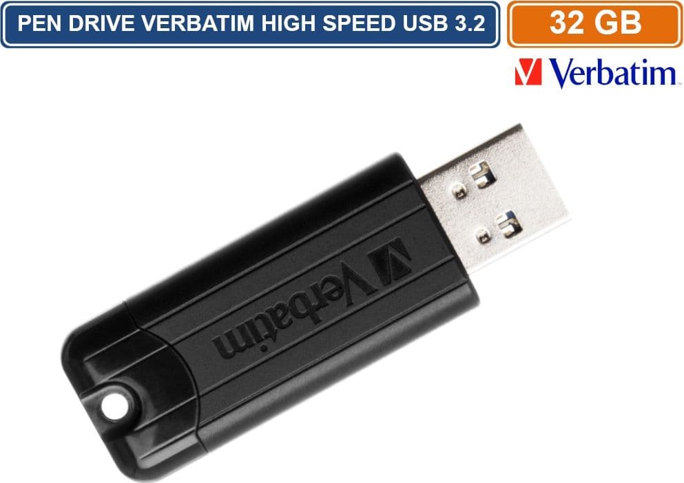 PEN DRIVE VERBATIM 49317 USB 3.2 DATA TRAVELER 32GB PENNETTA CHIAVETTA - 2