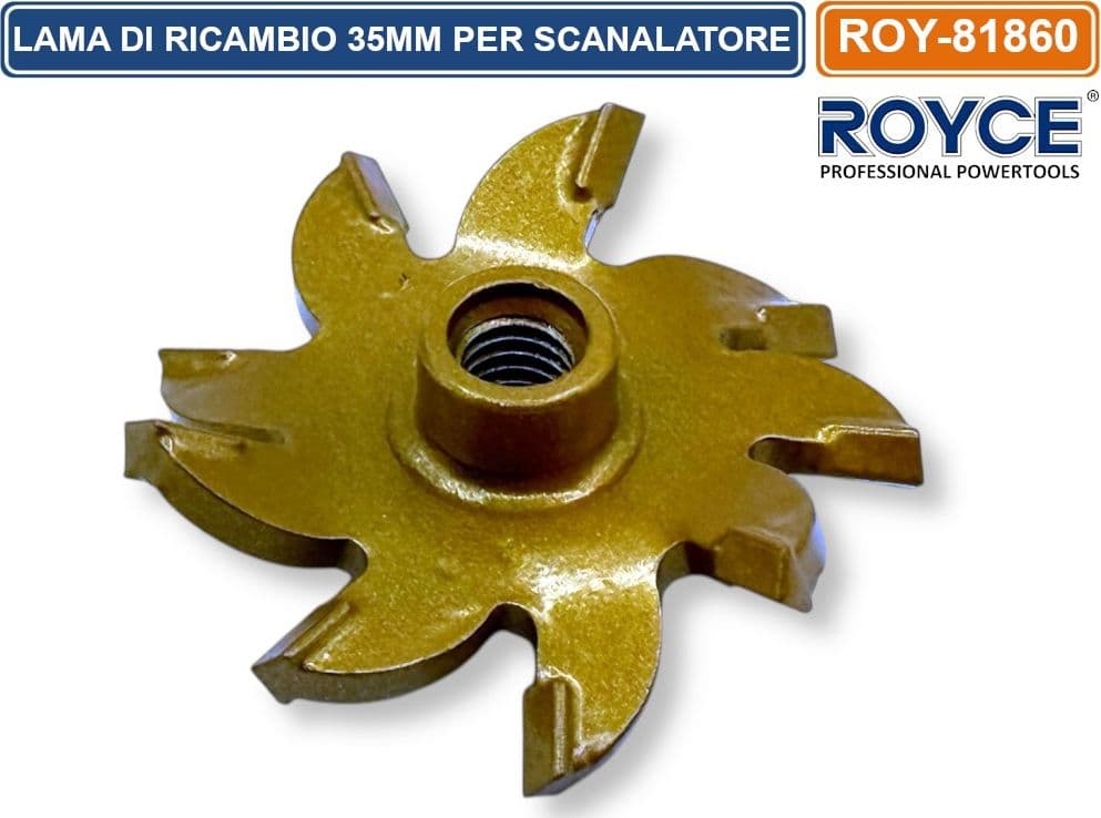 LAMA DISCO DI RICAMBIO 25MM PER SCANALATORE TRACCIATRICE A FRESA - 2