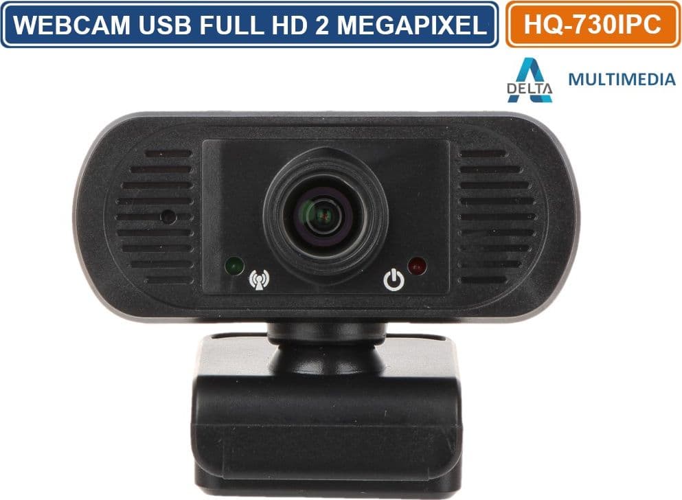 HQ-730IPC WEBCAM USB AD ALTA RISOLUZIONE FULL HD 1080P 2 MEGAPIXEL CON OTTICA 3.6MM PLUG & PLAY - 3