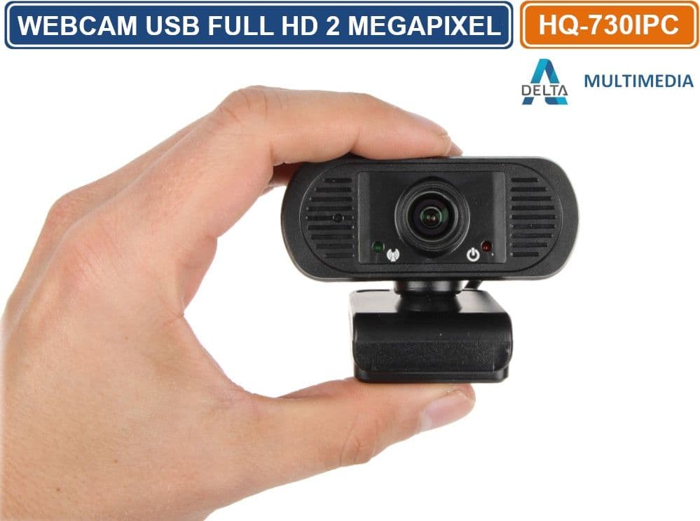 HQ-730IPC WEBCAM USB AD ALTA RISOLUZIONE FULL HD 1080P 2 MEGAPIXEL CON OTTICA 3.6MM PLUG & PLAY - 4