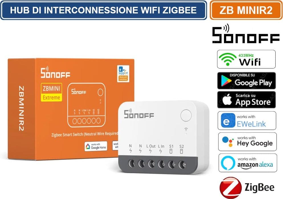 SONOFF ZBMINIR2 SMART SWITCH 2 VIE