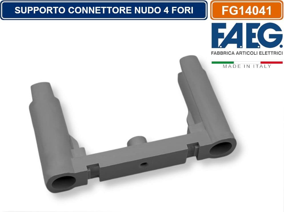 FAEG FG14041 SUPPORTO IN PLASTICA PER CONNETTORI TERRA E NEUTRO PER CENTRALINI A PARETE IP65 ED INCASSO - 2