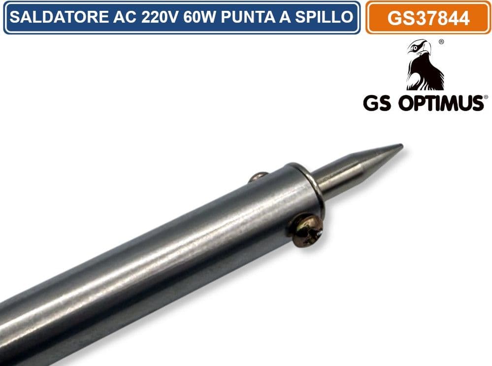 GS OPTIMUS GS37844 SALDATORE PER STAGNO CON PUNTA A STILO AC 220V 60W - 2