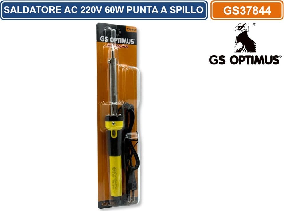 GS OPTIMUS GS37844 SALDATORE PER STAGNO CON PUNTA A STILO AC 220V 60W - 4
