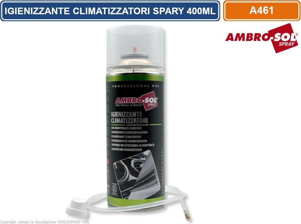 AMBRO-SOL A461 IGIENIZZANTE CLIMATIZZATORI IN BOMBOLETTA SPRAY CON SONDA 400ML - 2