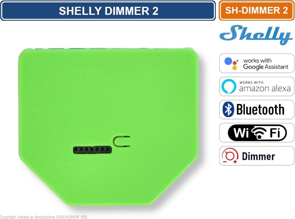 SHELLY DIMMER2 GEN3 – CONTROLLER SMART WI-FI PER REGOLAZIONE LUMINOSA CON O SENZA NEUTRO CON ALIMENTAZIONE AC 110-230V - 4