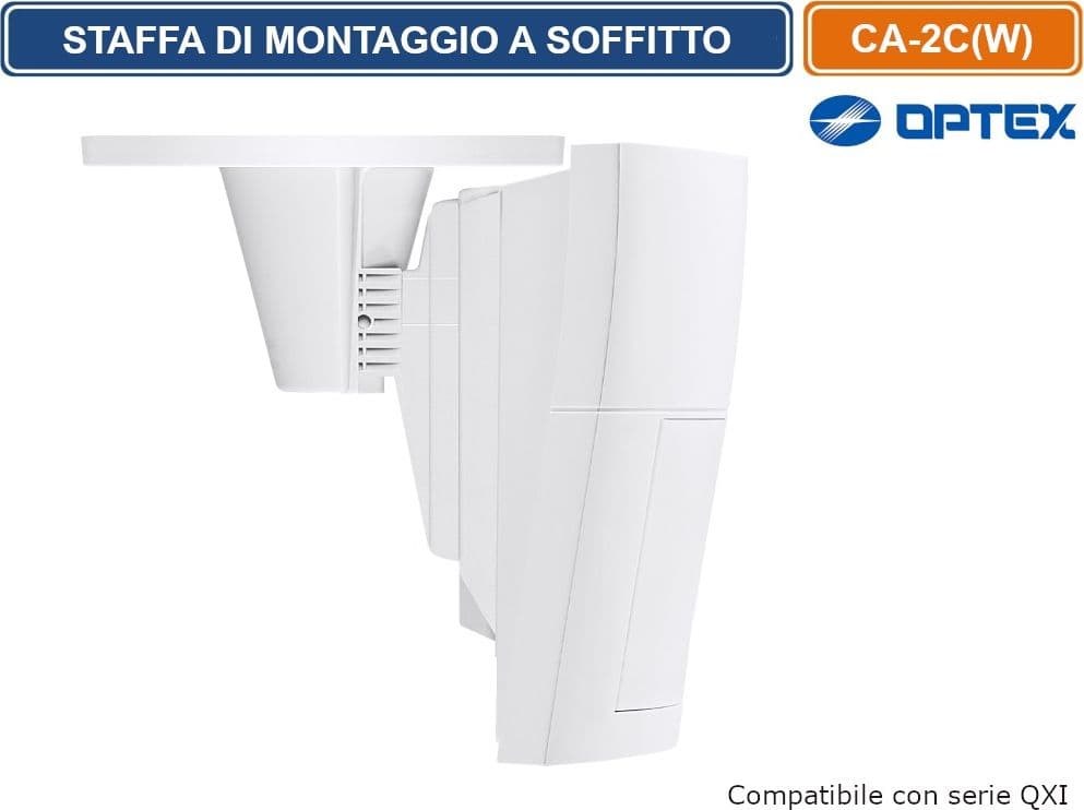 OPTEX CA-2C(W) STAFFA DI MONTAGGIO A SOFFITTO MULTI ANGOLARE COMPATIBILE CON LA SERIE QXI - 4