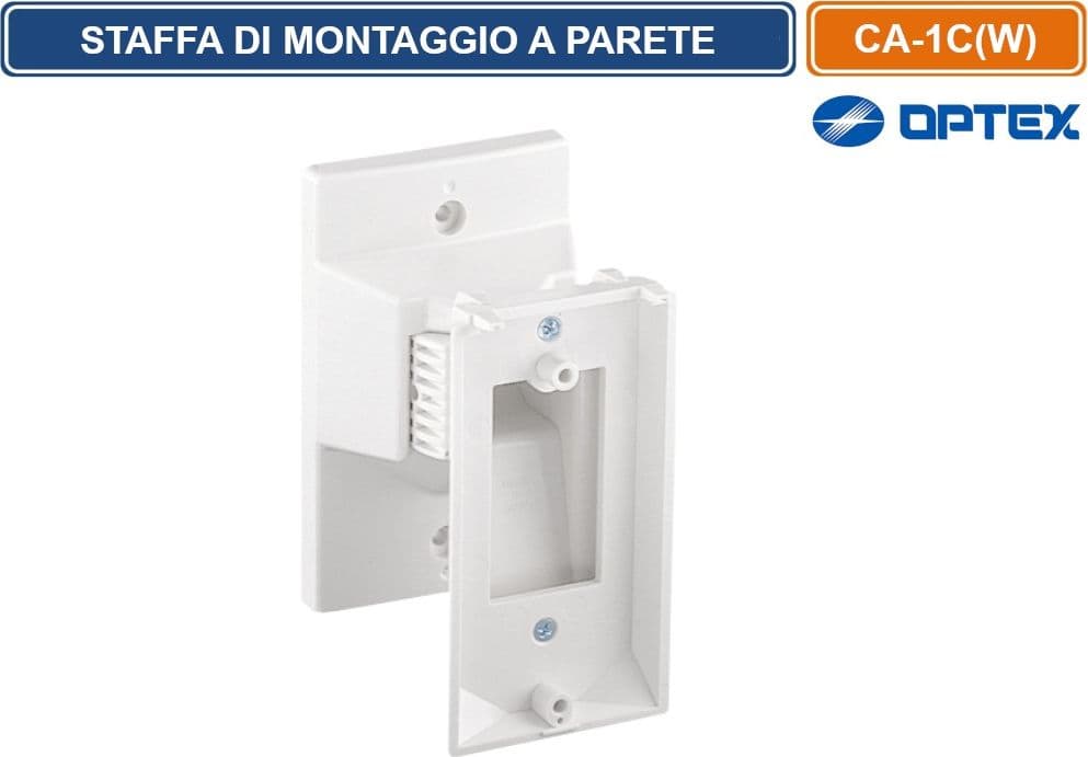 OPTEX CA-1C(W) STAFFA DI MONTAGGIO A PARETE MULTI ANGOLARE COMPATIBILE CON LA SERIE QXI