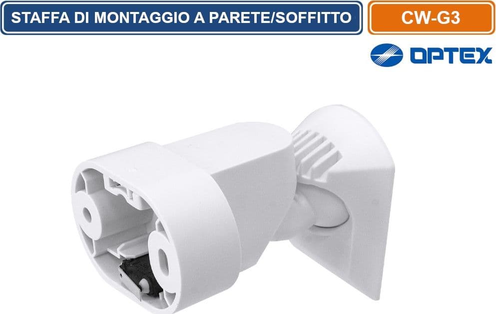 OPTEX CW-G3 STAFFA DI MONTAGGO A PARETE SOFFITTO COMPATIBILE CON LA SERIE FLX GRADO 3 - 2