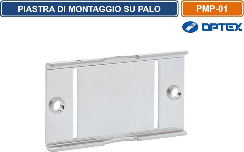 OPTEX PMP-01 PIASTRA DI MONTAGGIO SU PALO COMPATIBILE CON LE SERIE WXI, WXS E BXS