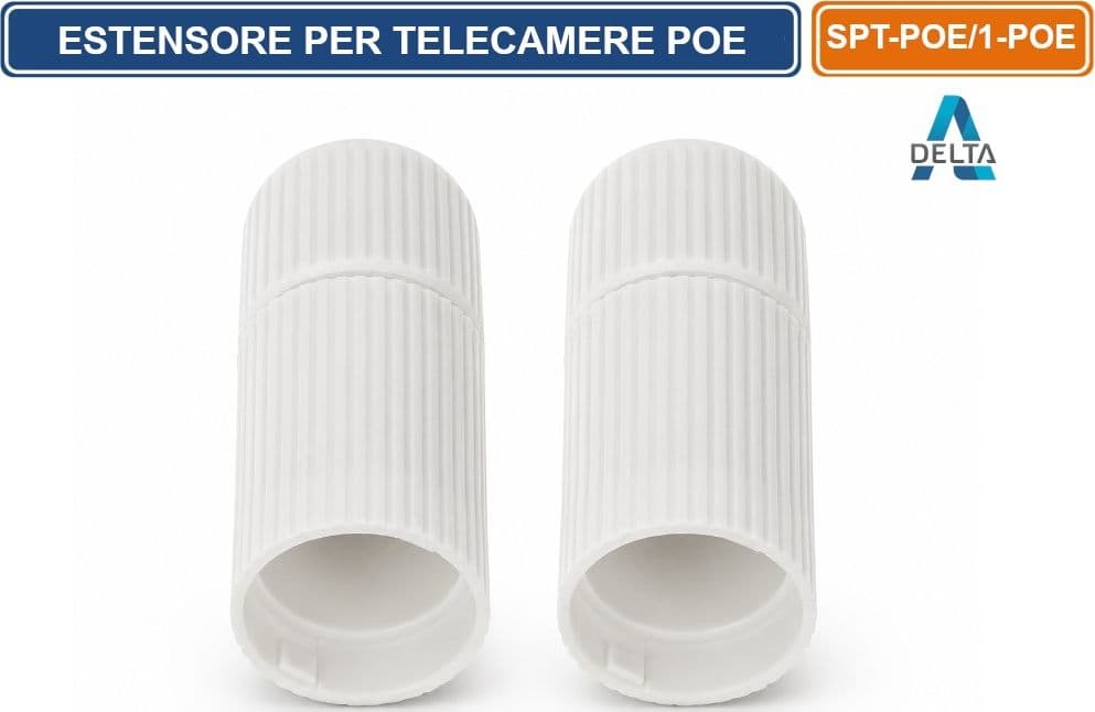 ESTENSORE POE OUTDOOR PER TELECAMERE IP 10/100 MBPS 1 INGRESSO RJ45 E 1 USCITA RJ45 SPT-POE/1-POE-OUTDOOR-V2 - 5