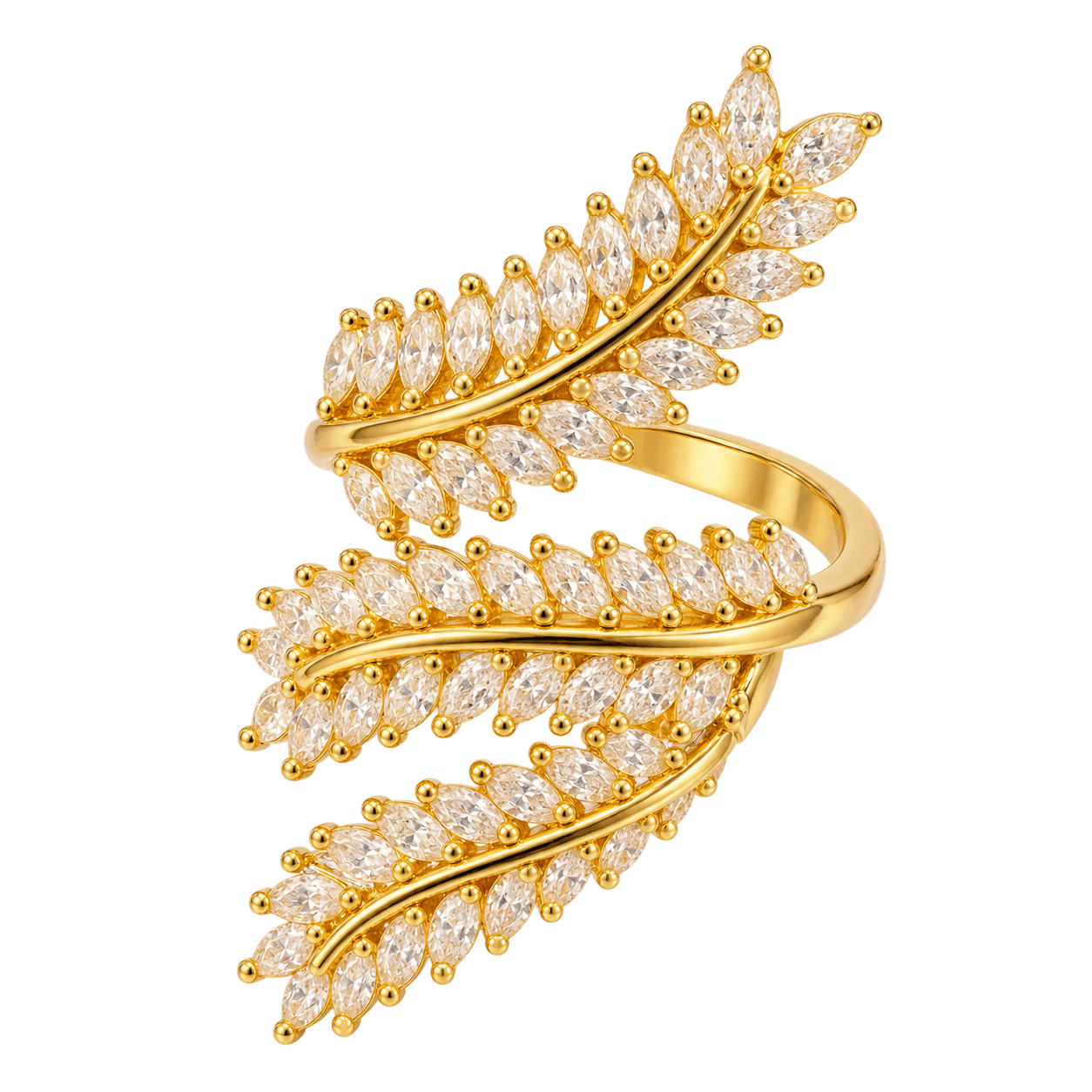 Alba Bijoux – Anello Edera Gold - 3