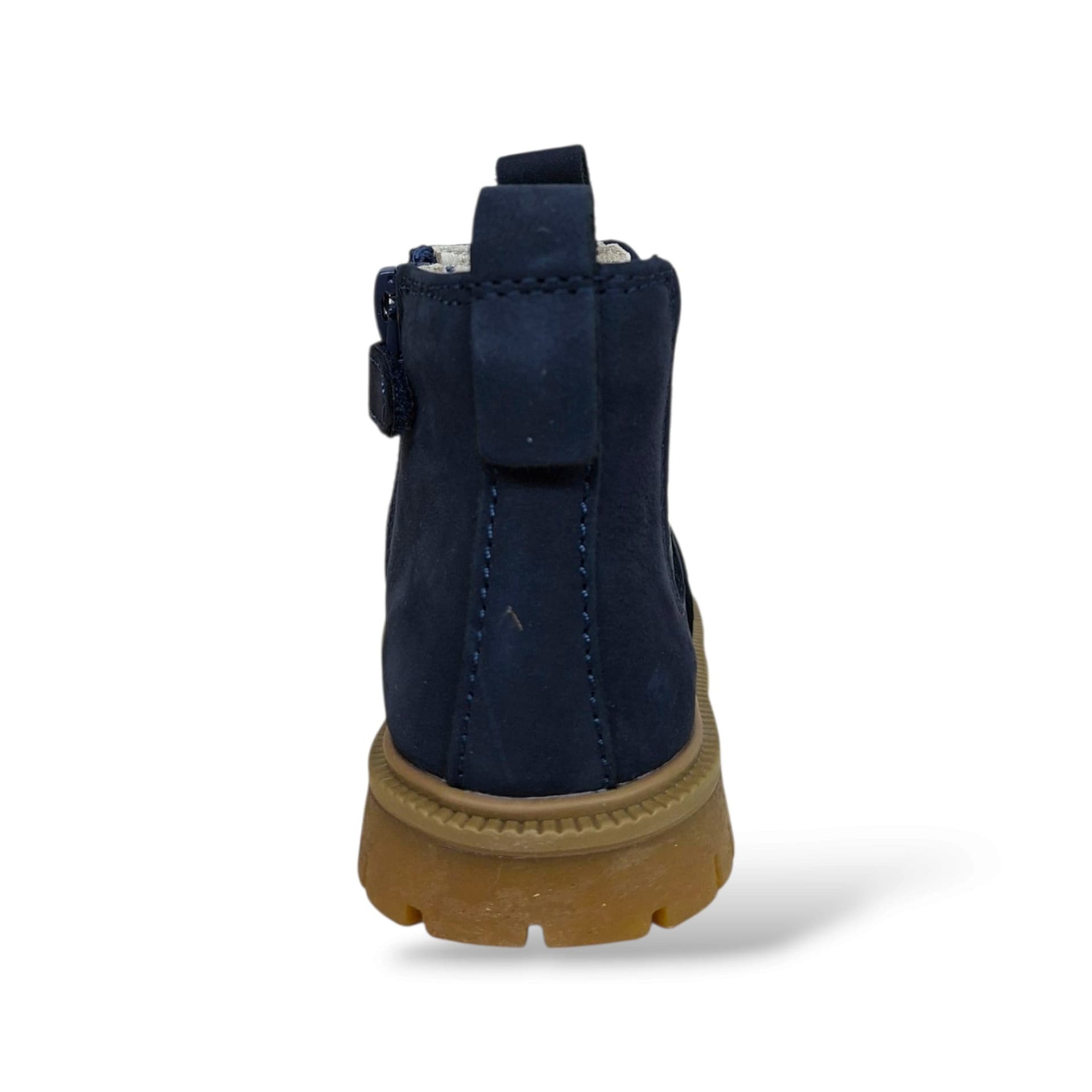 Balducci Cita MATR2739 Stivaletto Primi Passi Bambini Unisex Blue Verdone Beige | Nabuk Zip Laterale Artigianale Italiano Premium | Taglie 20-26 | Scarpetteria Gica - 3