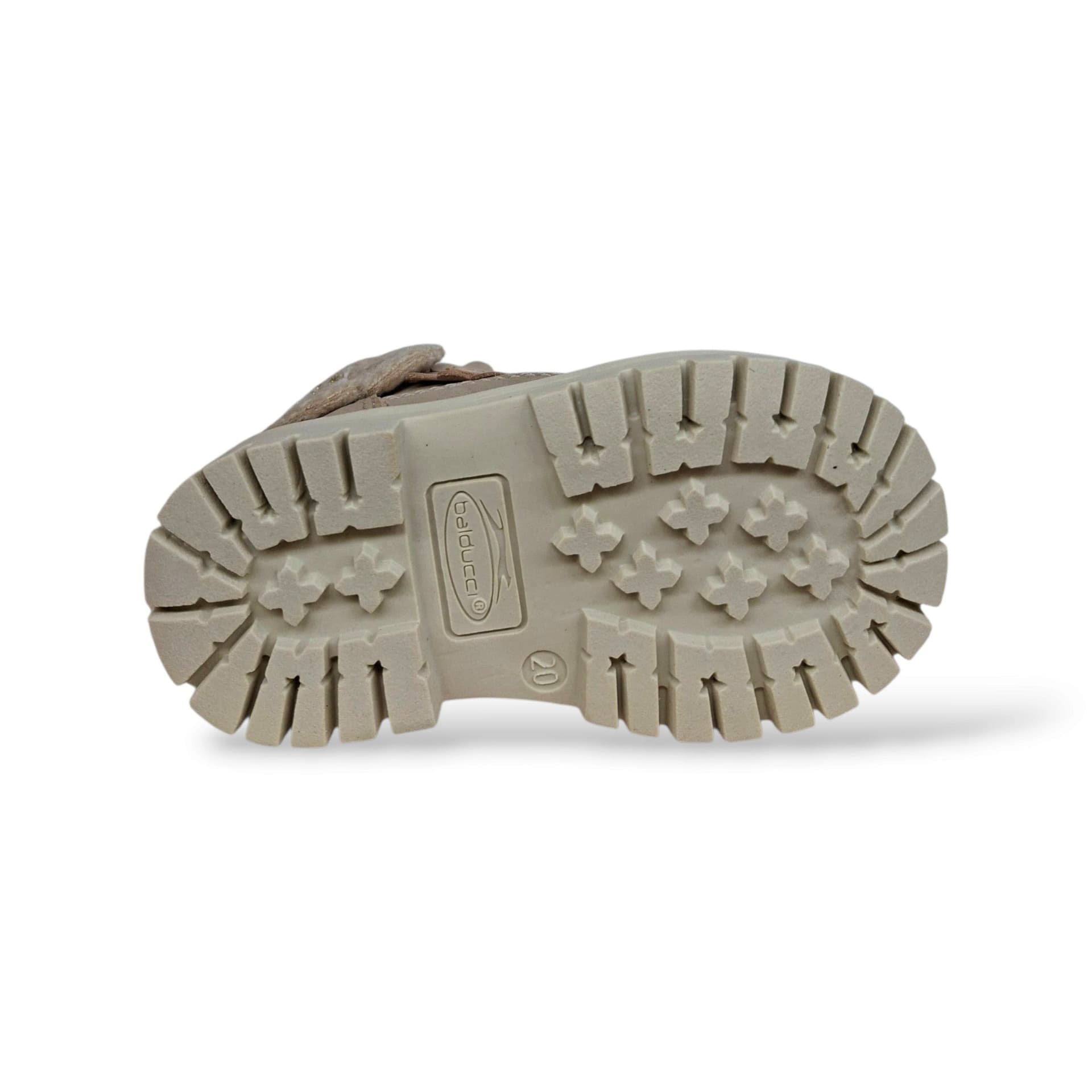 Balducci Cita MATR2730 Anfibio Primi Passi Bambina Beige | Nabuk Fiori Laterali Zip Laterale Lacci Romantico Artigianale Italiano | Taglie 20-26 | Scarpetteria Gica - 5