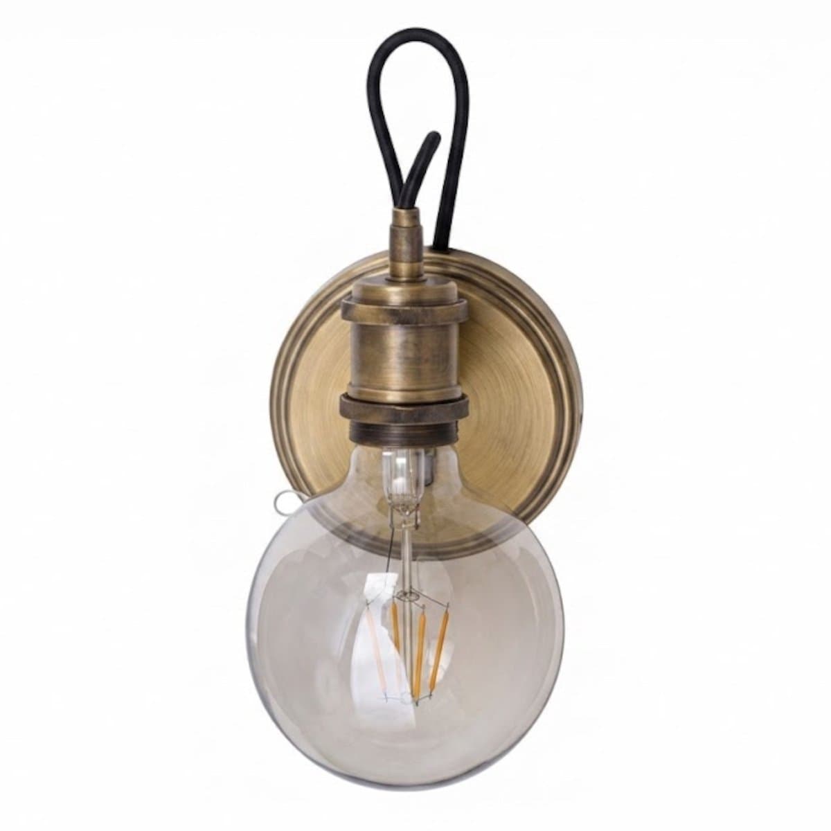 Applique classico Illuminando TIMIDA SL BR E27 LED metallo - 2