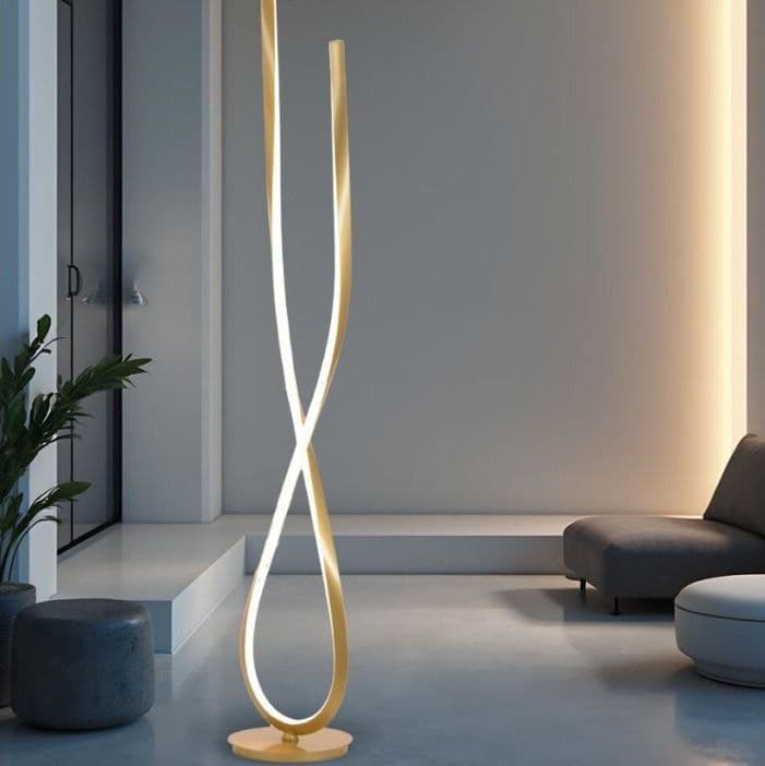 Piantana moderna Illuminando LOVERS TE LED CCT metallo acrilico - 7