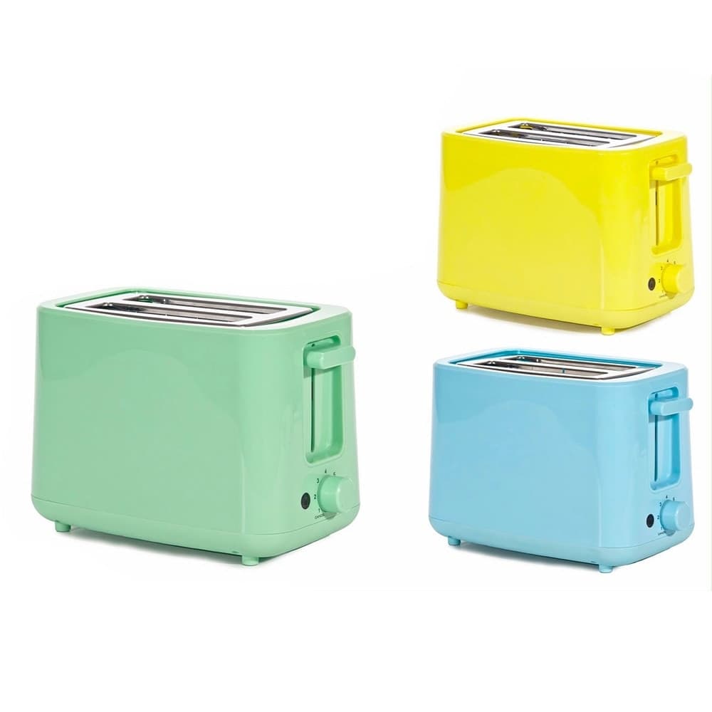TOSTAPANE 760W DESIGN VINTAGE FUNZIONE 7 LIVELLI DI DORATURA CON VASSOIO RACCOGLIBRICIOLE