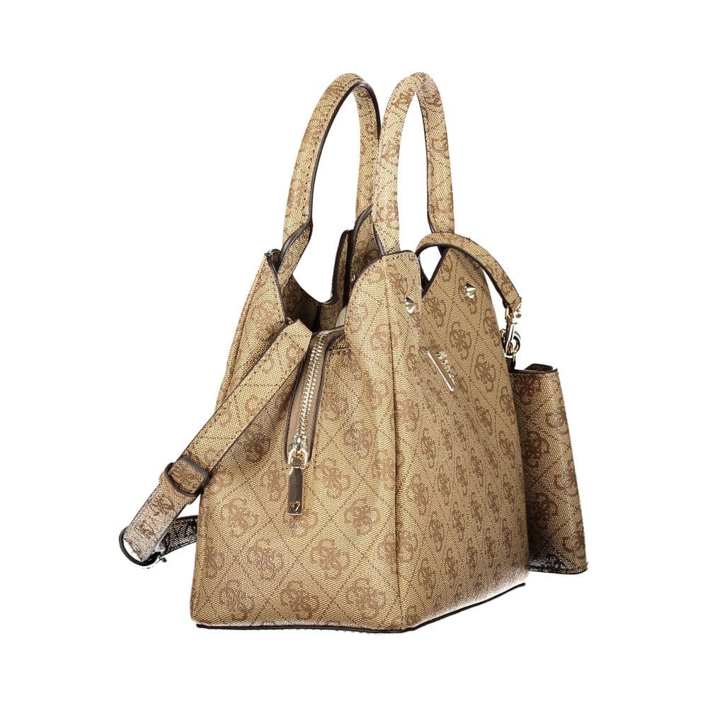 Guess Jeans Beige Polyethylene Handbag - 3