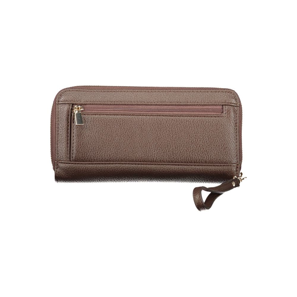Guess Jeans Brown Polyethylene Wallet - 2
