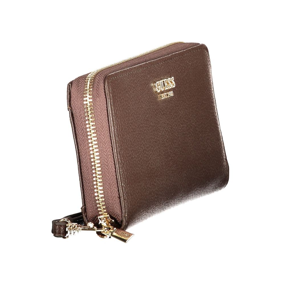 Guess Jeans Brown Polyethylene Wallet - 3