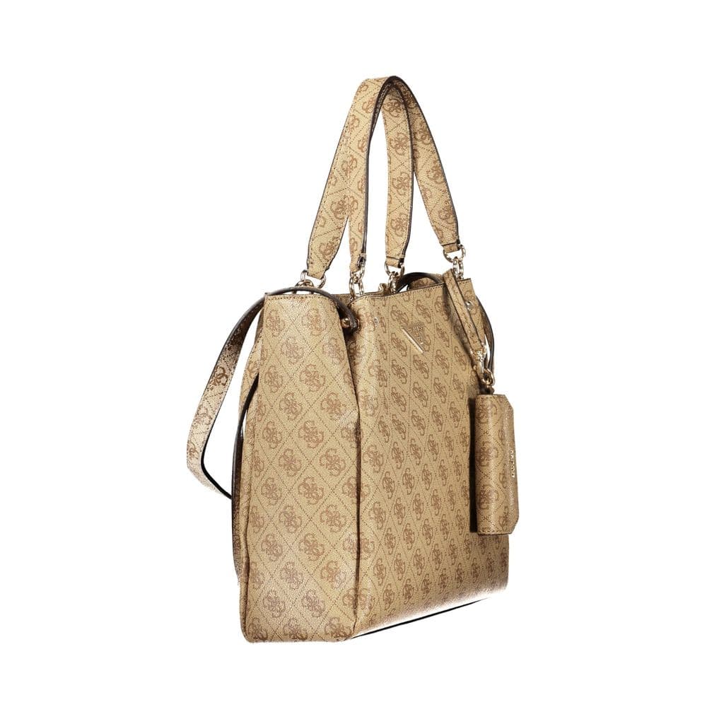 Guess Jeans Beige Polyethylene Handbag - 3