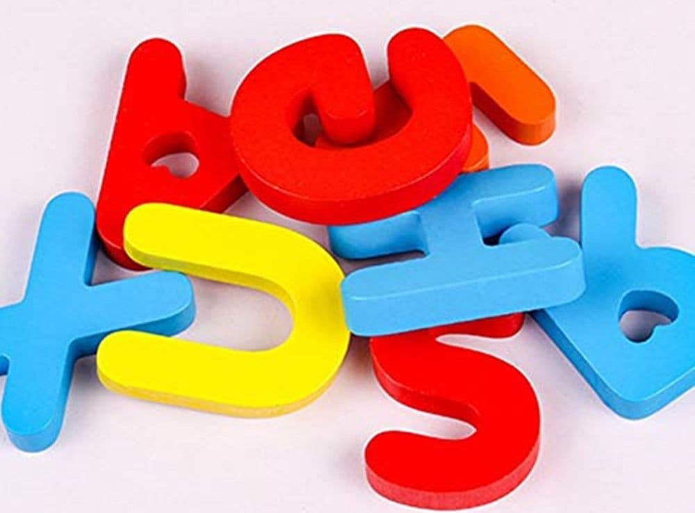 SET SCHEDE DIDATTICHE PUZZLE INTERATTIVO ALFABETO PER ABBINAMENTO LETTERE IN LEGNO 07955 - 3