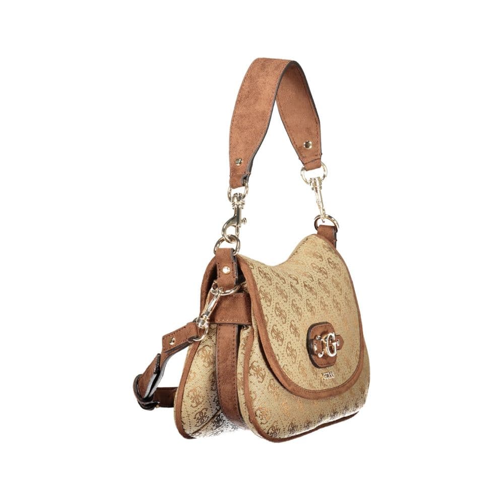 Guess Jeans Beige Polyester Handbag - 3