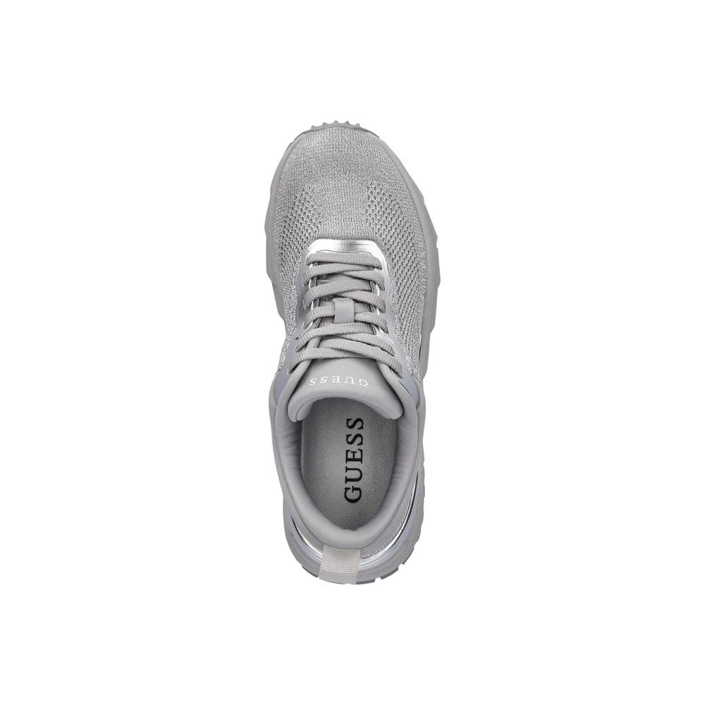 Guess Silver Polyester Chunky Sneakers - 4