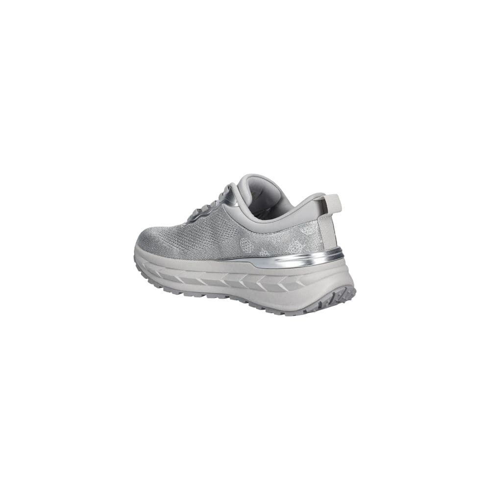 Guess Silver Polyester Chunky Sneakers - 5
