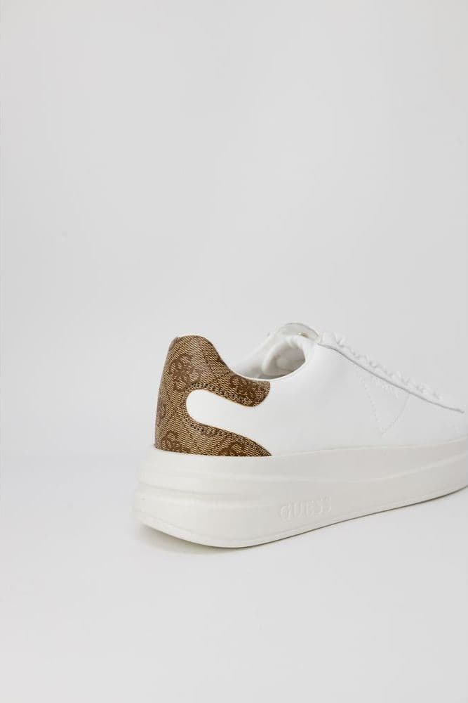 Guess White Polyethylene Low Top Sneakers - 5