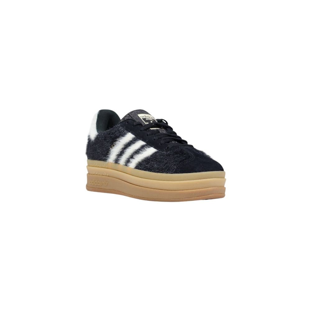 Adidas Originals Black Leather Platform Sneakers - 2