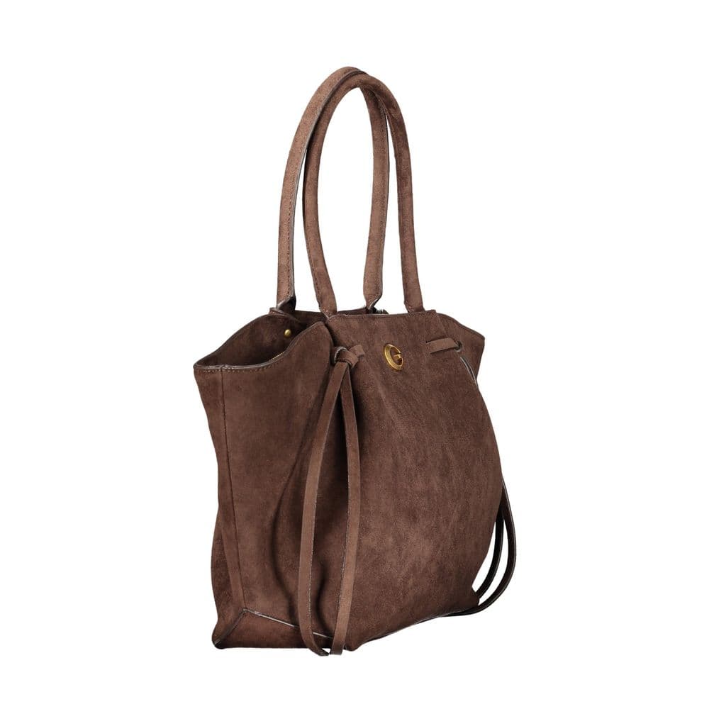 Guess Jeans Brown Polyester Handbag - 3